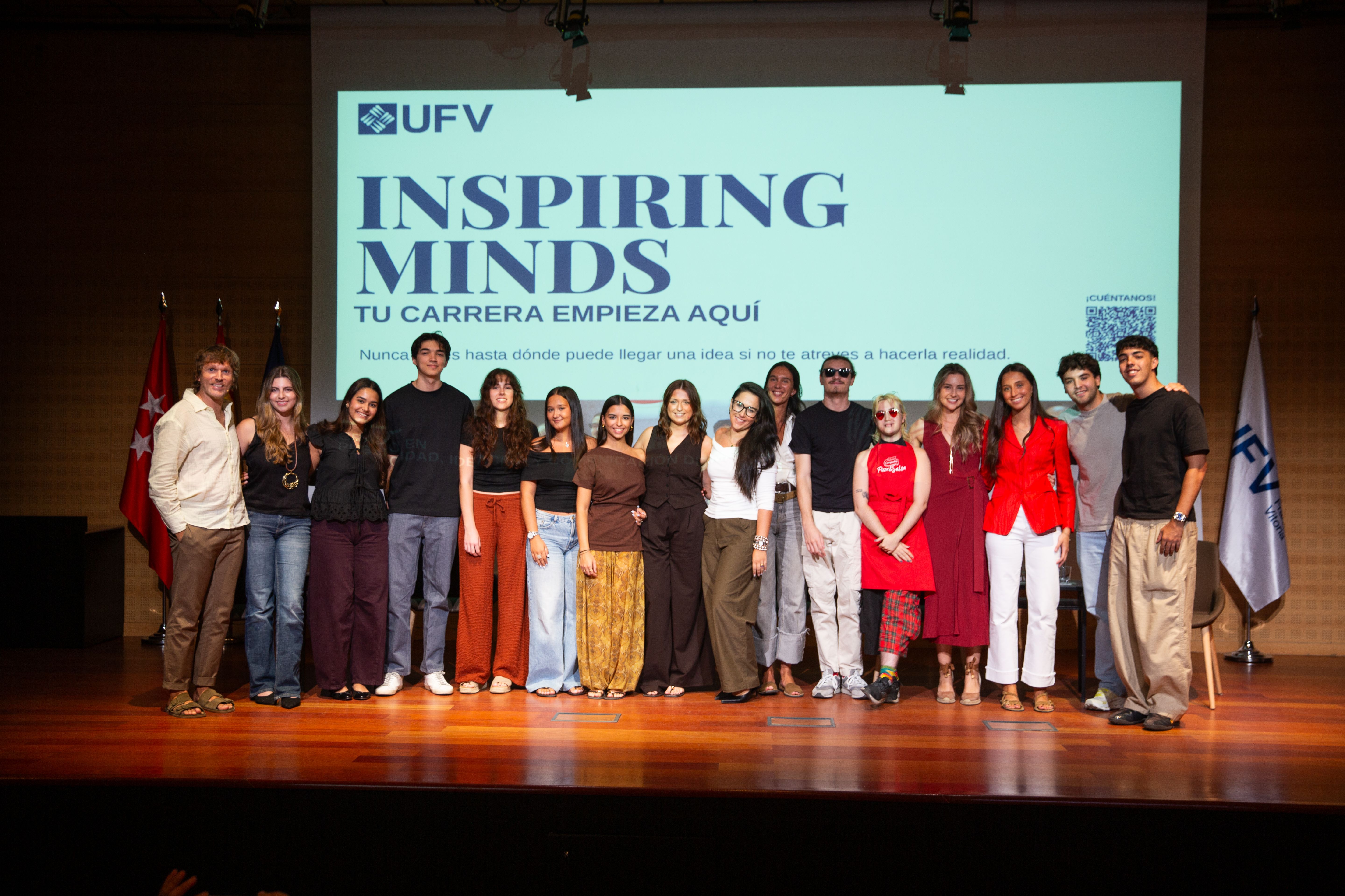Alumnos del Grado galardonados.