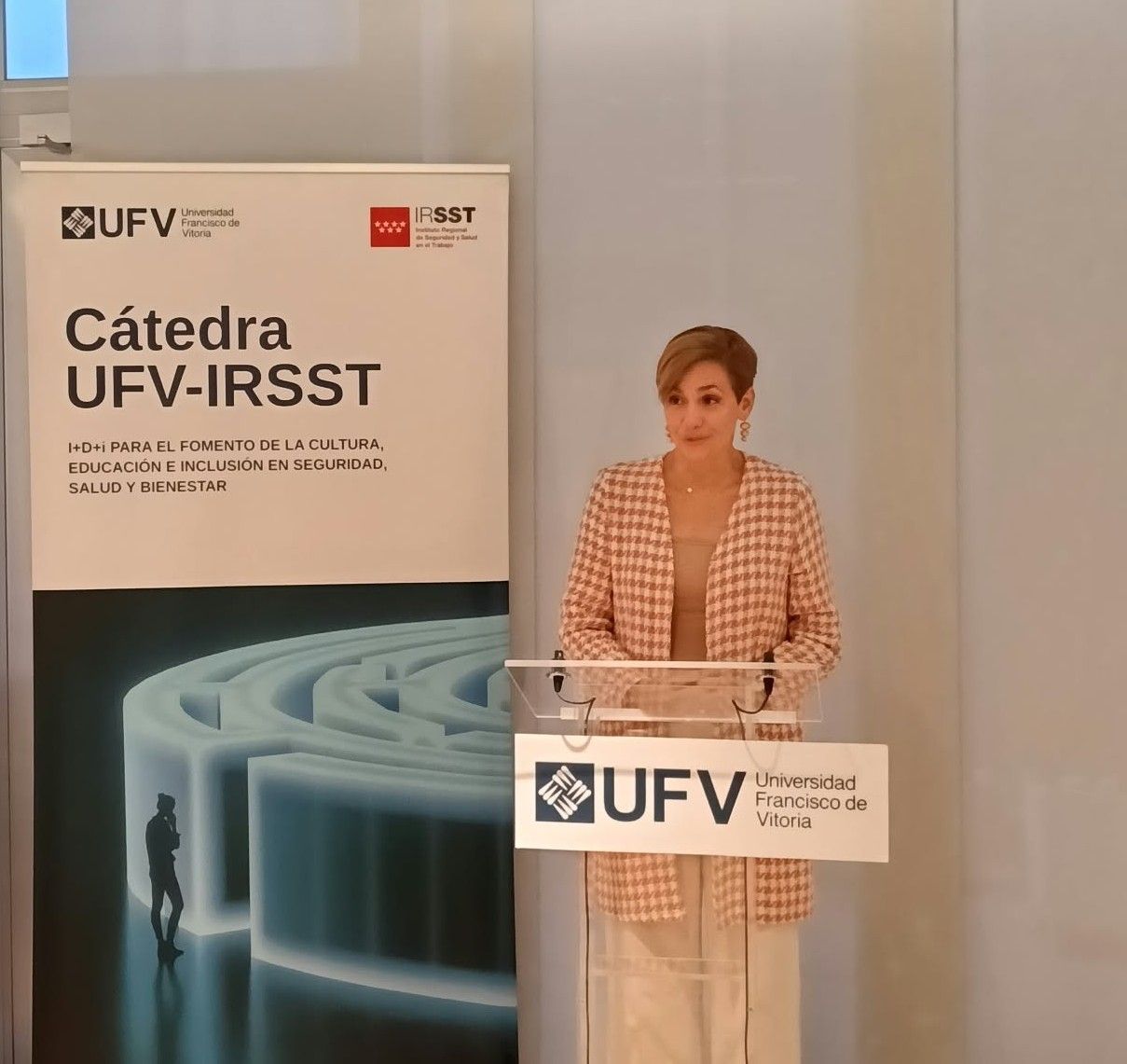 Martha Pulido, secretaria general del Instituto Regional de Seguridad y Salud en el Trabajo de la Comunidad de Madrid