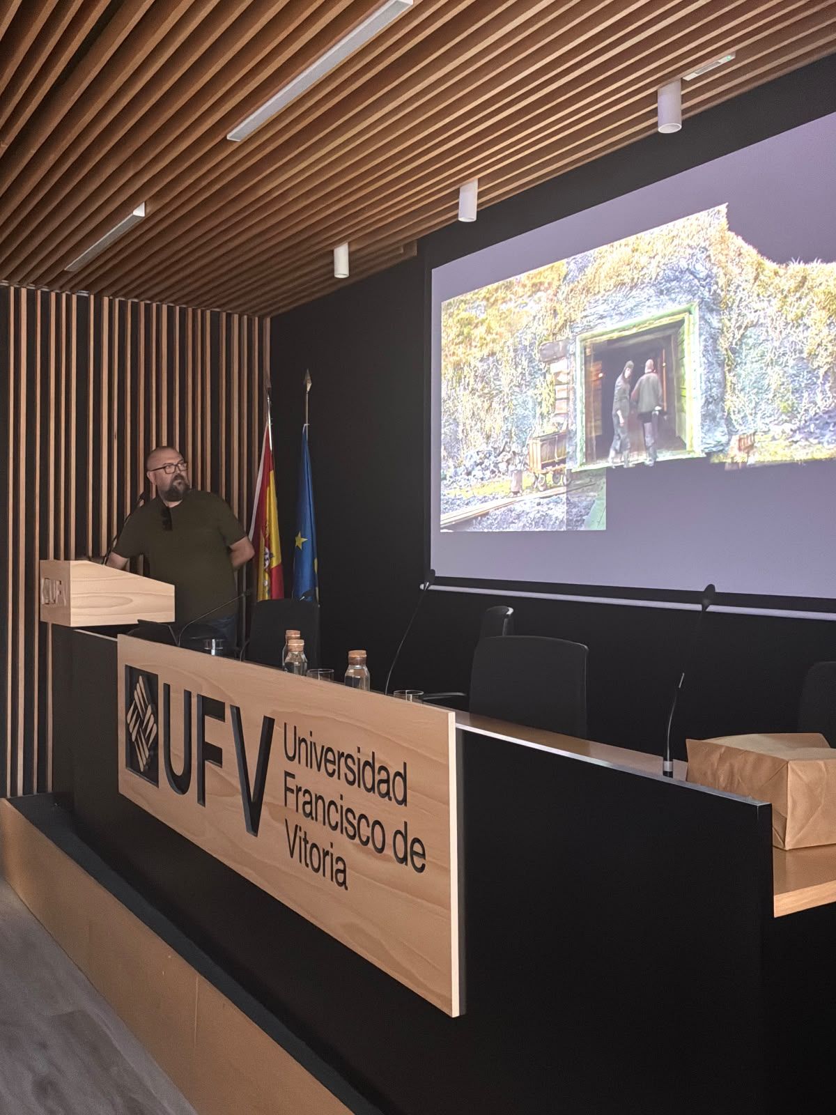 Fran Belda, durante su intervención en Industry talks